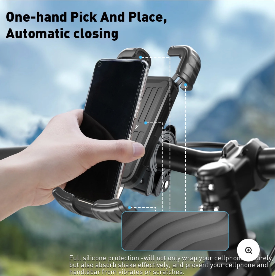 Hiboy Phone Holder with Clip for Scooters or Bikes