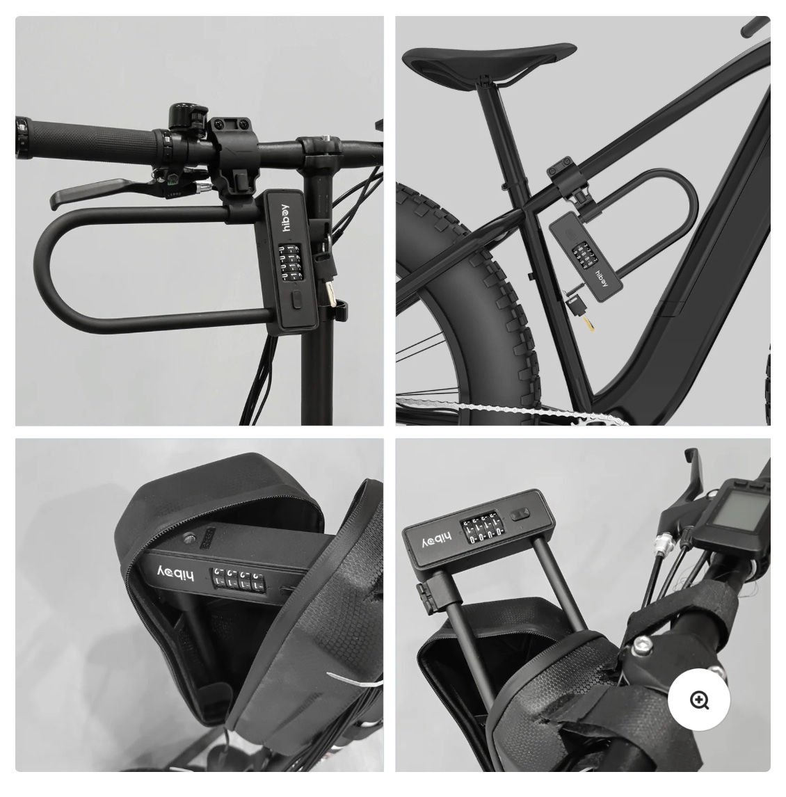 Hiboy Combination U-Lock for Scooter or Bike